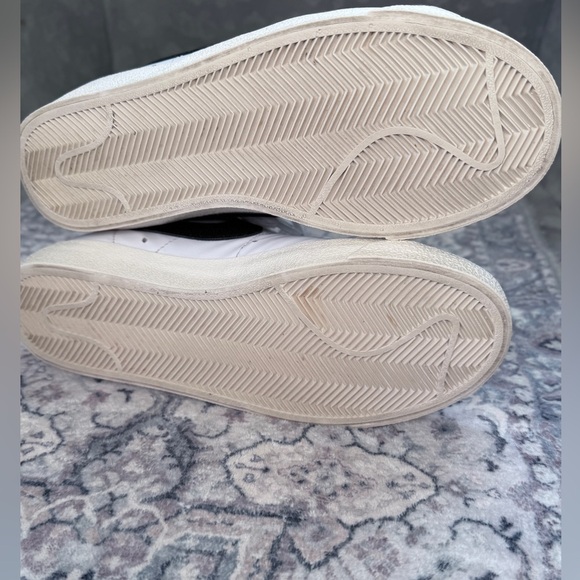 Nike Blazer Mid ’77 Vintage White/Black High Top Sneakers Unisex Men’s 8.5 / - Picture 7 of 9